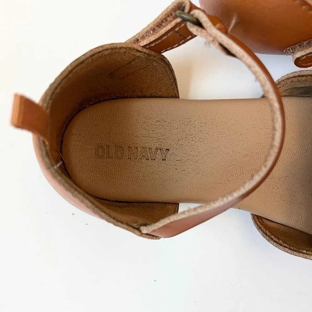 Toddler Girls Cognac Huarache Sandals